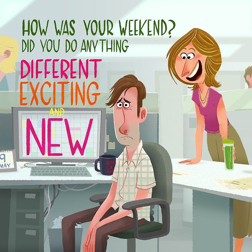 路人口中的真相：藝術家將道聽途說畫成漫畫（組圖）