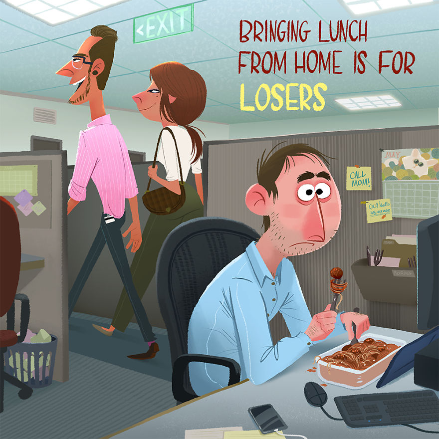 路人口中的真相：藝術家將道聽途說畫成漫畫（組圖）