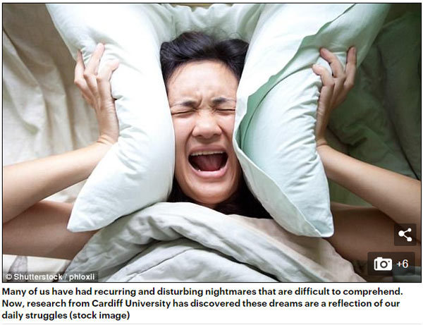 老做惡夢?科學家全面解析背后的含義