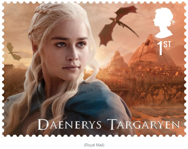 快來圍觀:英國皇家郵政發行的“權力的游戲”郵票(組圖)