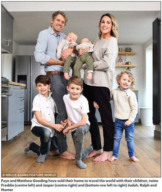 完美房車算什么？英國夫婦賣掉一切帶娃去環游世界