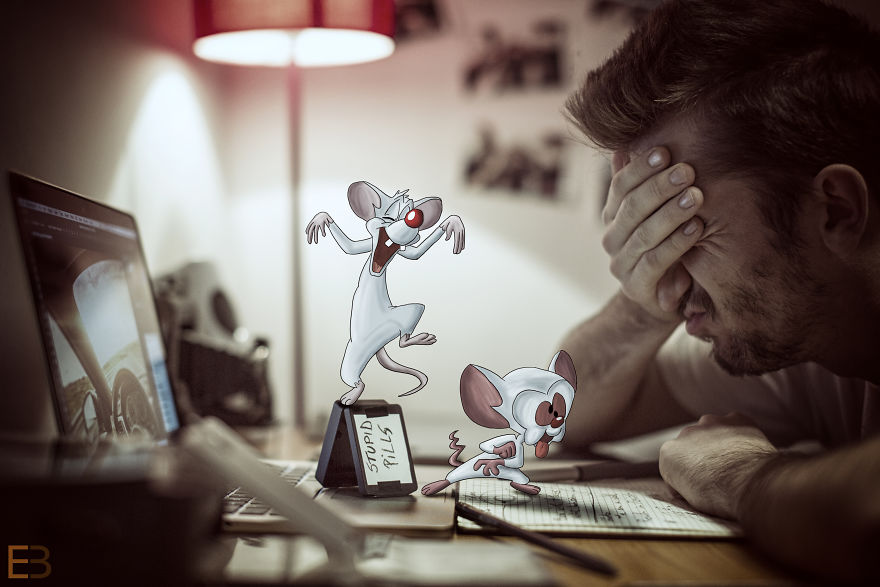 其妙無窮：和卡通人物在一起的生活（組圖）