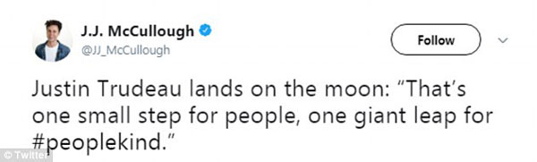 到底用mankind還是peoplekind？ 加拿大總理也開(kāi)始“咬文嚼字”