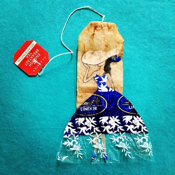 最美的手繪日記：茶袋物語（組圖）