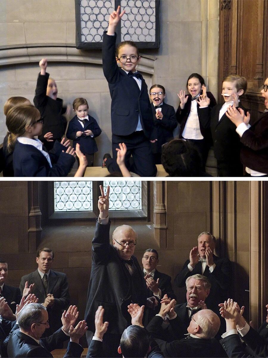 超可愛！萌娃cos奧斯卡提名影片 惟妙惟肖不失天真（組圖）