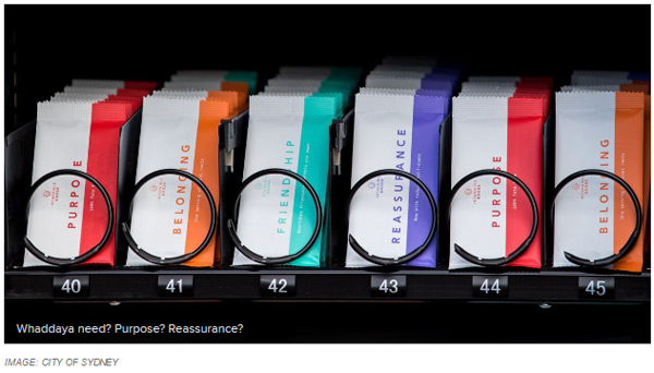 好貼心！自動販賣機根據心情發放“精神小食”