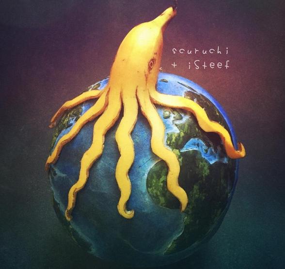 水果變身藝術(shù)品,香蕉還可以這么玩兒