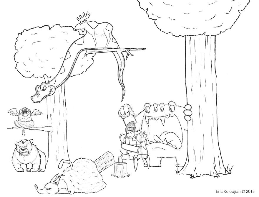 每天往這張畫上加一個(gè)人物，19天后……（組圖）