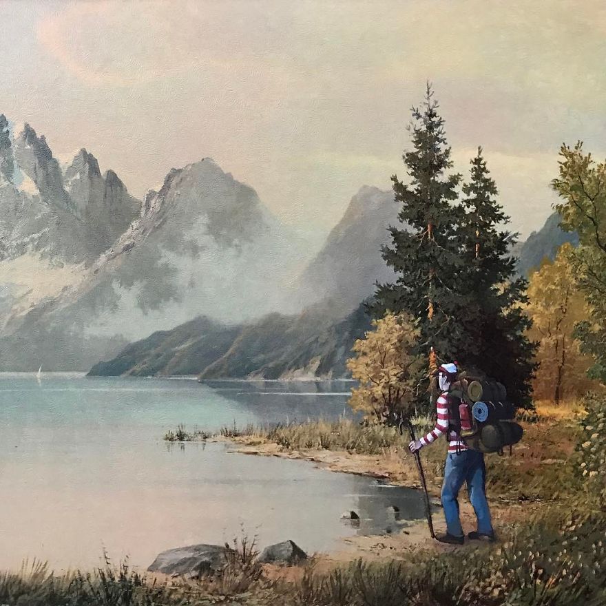 找一找：隱藏在二手古典油畫(huà)中的“彩蛋”（組圖）