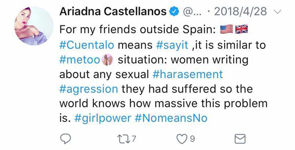 牛津熱詞:#Metoo的西語(yǔ)翻版