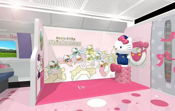 少女心爆棚！日本Hello Kitty主題新干線粉嫩出發