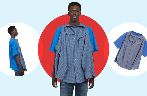 巴黎世家再次被網友吐槽,這件男士上衣畫風也是一言難盡