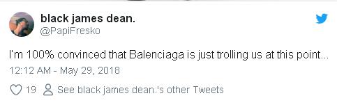 巴黎世家再次被網友吐槽,這件男士上衣畫風也是一言難盡