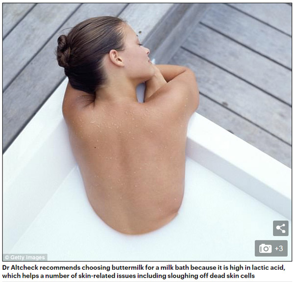 傳說是真的！洗牛奶浴真的能讓皮膚變好