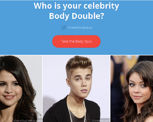 你跟哪位明星撞身材？測測便知