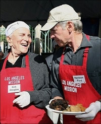 好萊塢明星感恩節心系慈善