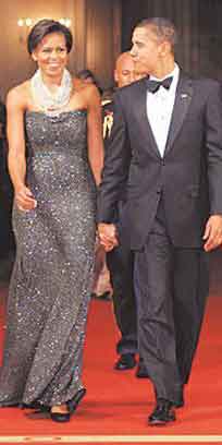 奧巴馬米歇爾入圍“最佳著裝榜”大談淘貨經
