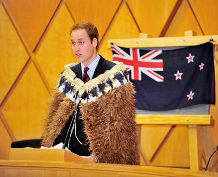 威廉王子出訪新澳 大受歡迎