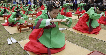 Come-of-age ceremony in Seoul