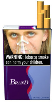 美國香煙盒將采用恐怖尸體警示標識