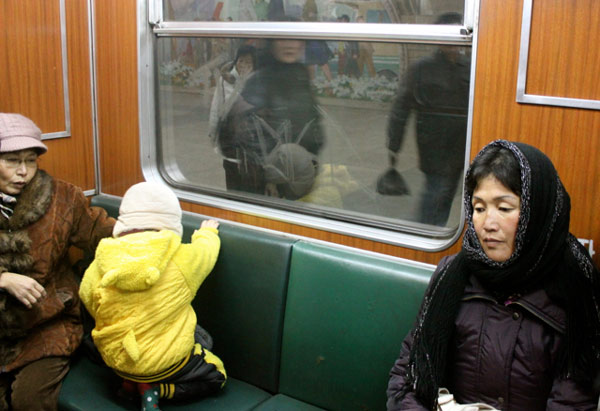 組圖:朝鮮平壤地鐵