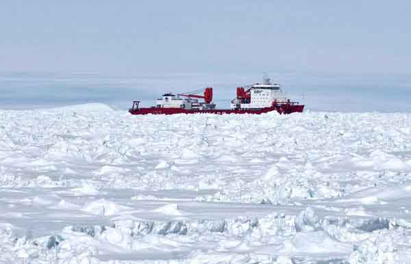 美國破冰船馳援雪龍號 需7天抵達