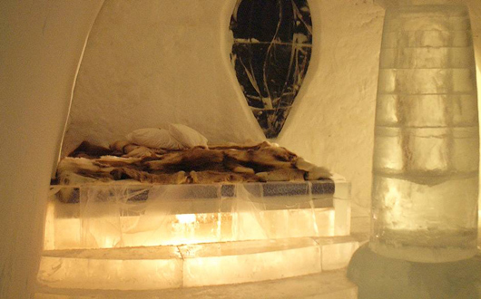 宛如童話(huà)的瑞典冰旅館