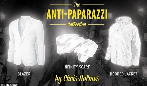 發(fā)明:反狗仔偷拍服讓名人“隱形”