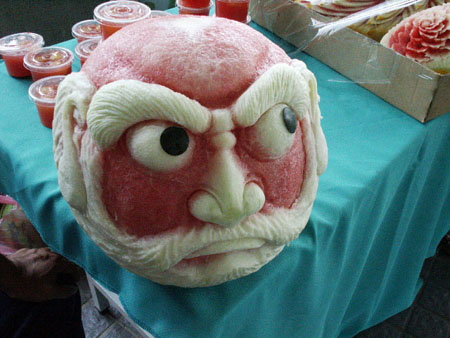 Watermelons can also be arts