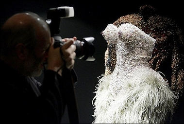 Vivienne Westwood at an exhibition in Germany