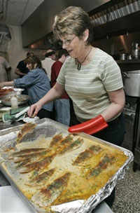 For Lent, parishes lighten up fish fry