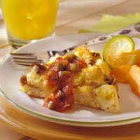 Mexican sausage strata