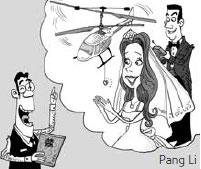 Grandiose nuptials tug on heartstrings - and purse strings