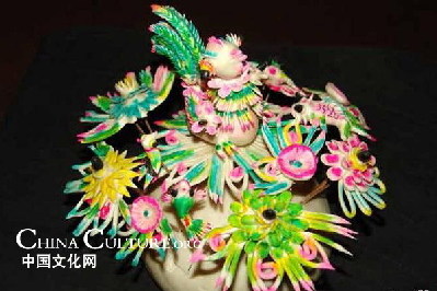 The edible artistic works: dough sculptures