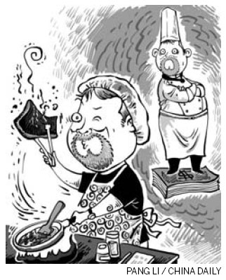 Turning it on in the kitchen