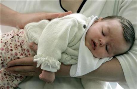 New moms get enough sleep, just not good sleep