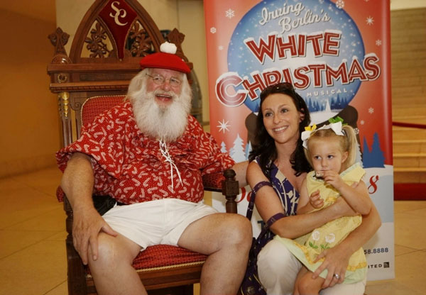 A 'White Christmas' in the midst of summer