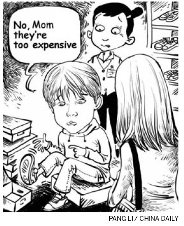 It's payback time for all the years of childcare a mom provides