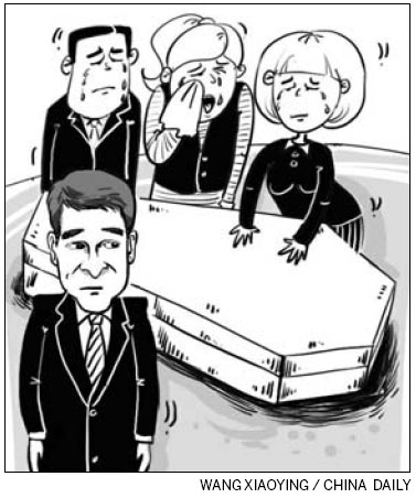 No more deadlines but tears remain for former colleague