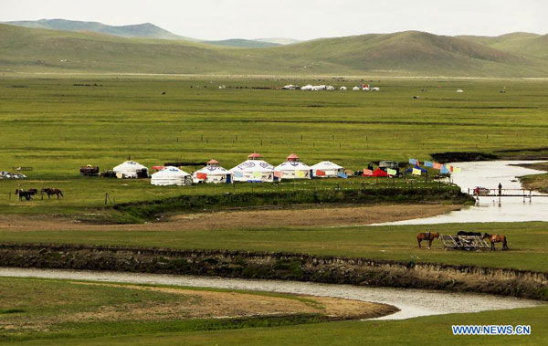 Picturesque scenery of Hulun Buir grassland