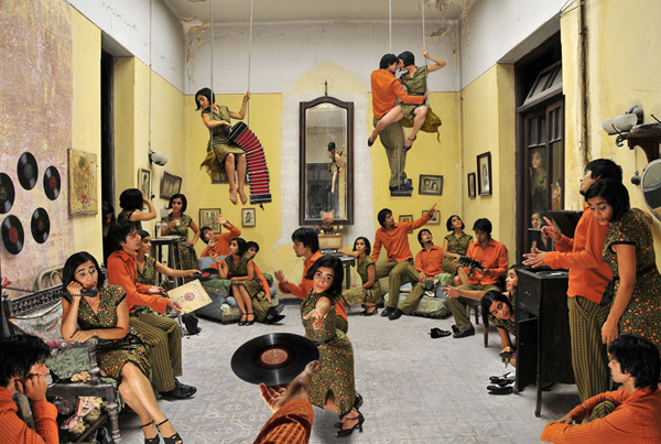 Beijing hosts art show about tango