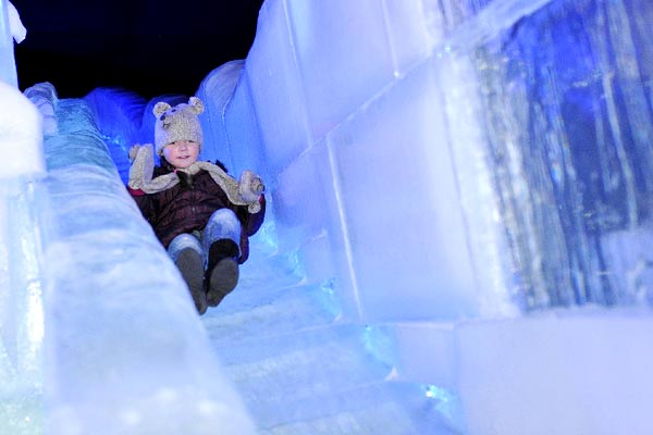 Snow and Ice Sculpture Festival in Belgium