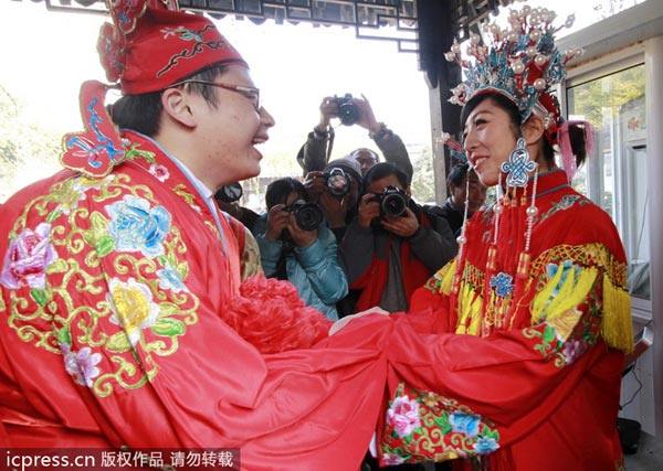 Romantic moments of the New Year