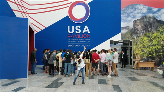 美國國家館:無盡能源源于人類自身
