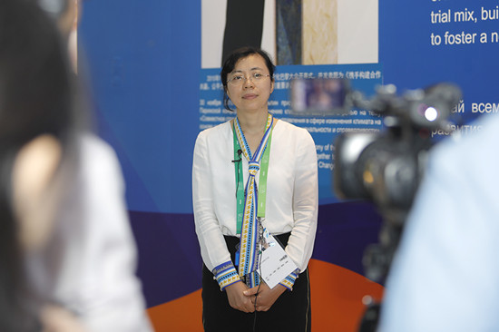 中國館政府副代表、館長舒寰接受日本JETRO Global Eye節目專訪