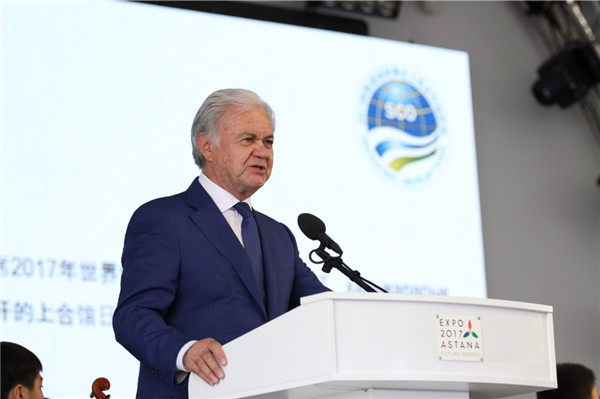 中國館徐金麗副館長出席阿斯塔納世博會上海合作組織館館日活動