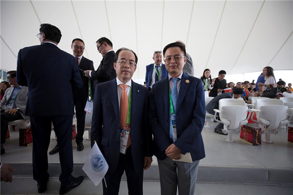 中國館徐金麗副館長出席阿斯塔納世博會上海合作組織館館日活動