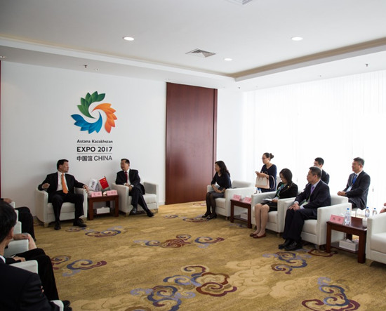 王錦珍副會長會見山東省人大常委會副主任夏耕一行