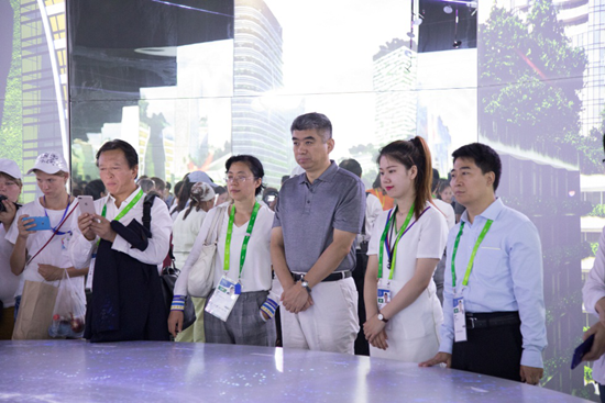 中國貿促會副會長陳洲赴2017年阿斯塔納世博會韓國、英國、德國等國家館考察調研