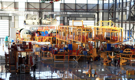 First made-in-China Airbus assembled